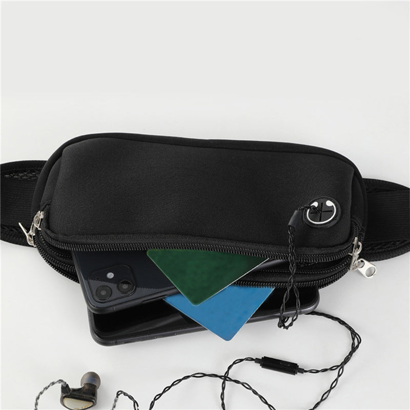 Men Running Waist Bag Phone Black Sports Fanny Pack Women Belt Bag Gym Bags Running Accessories 2