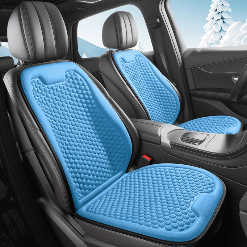 Ice Silk Car Seat Cushions with 3D Spherical Protrusions, Breathable Comfortable Soft Design, Summer Cool Fit