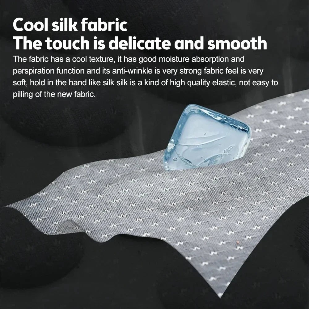 Ice Silk Car Seat Cushions with 3D Spherical Protrusions, Breathable Comfortable Soft Design, Summer Cool Fit