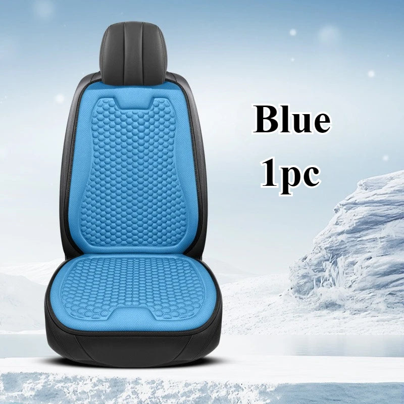 Ice Silk Car Seat Cushions with 3D Spherical Protrusions, Breathable Comfortable Soft Design, Summer Cool Fit