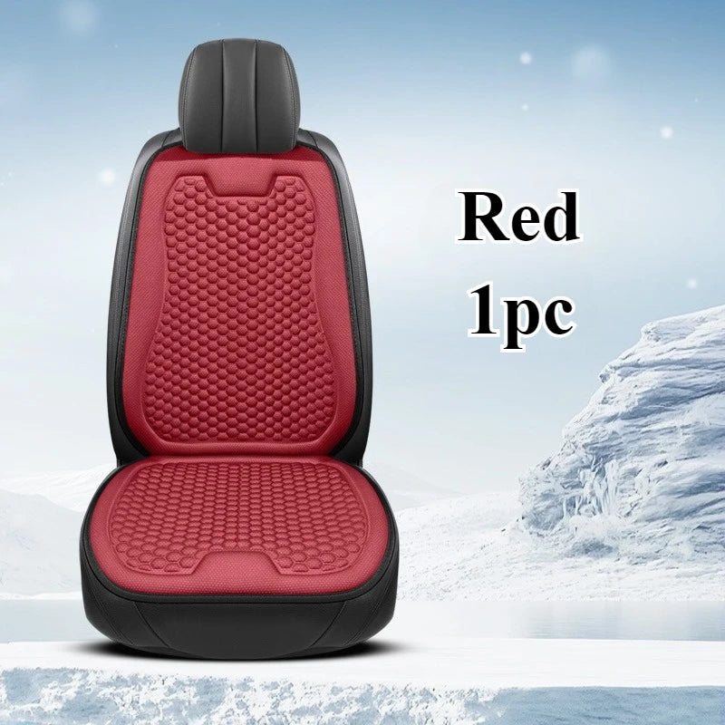 Ice Silk Car Seat Cushions with 3D Spherical Protrusions, Breathable Comfortable Soft Design, Summer Cool Fit