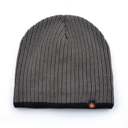 Double Layer Solid Color Velvet Warm Bonnet Cap Mens Skullies Beanies Knitted Wool Hats Men Winter  1