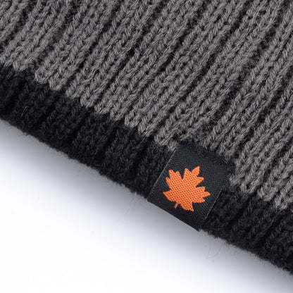 Double Layer Solid Color Velvet Warm Bonnet Cap Mens Skullies Beanies Knitted Wool Hats Men Winter  5