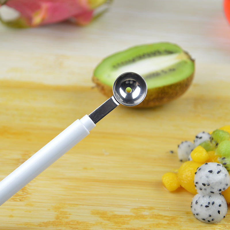 Stainless Steel Double End Cooking Tool Mini Apple Ball Digger Melon Kitchen DIY Accessories Gadget 2