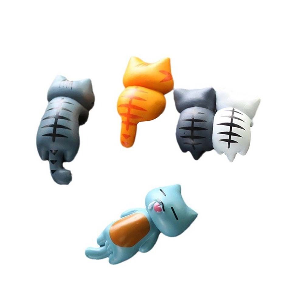 Model Toy Cat Figurines Micro Landscape PVC Doll Cartoon Car Dashboard Ornament 1