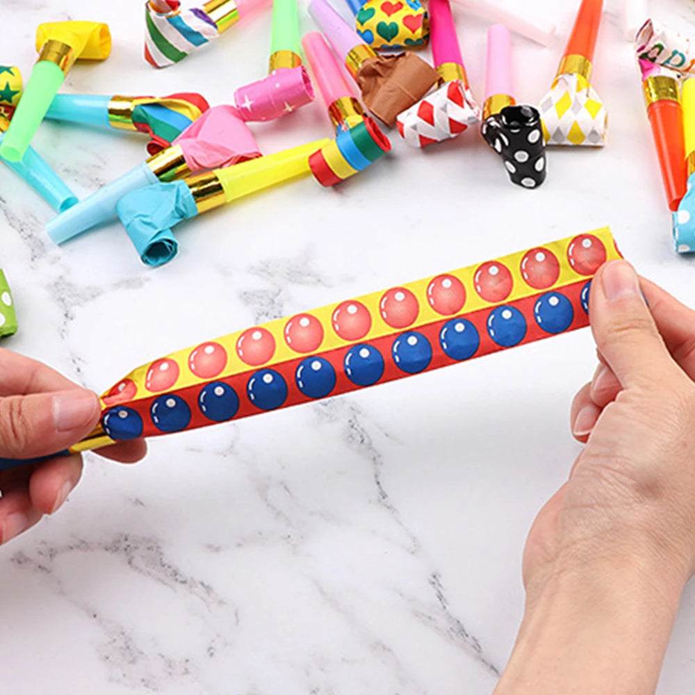 Funny Colorful Dragon Whistle Toy For Kids Birthday Party Gift Novelty Toddler Toy For Playtime 3