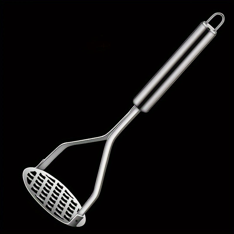 Manual Stainless Steel Masher, Potato Masher for Home Kitchen, Fruit and Vegetable Crusher