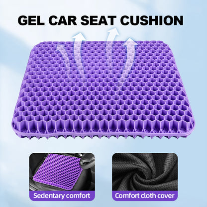 Summer Breathable Gel Seat Cushion, Home Office Wheelchair Chair Cars Honeycomb Design