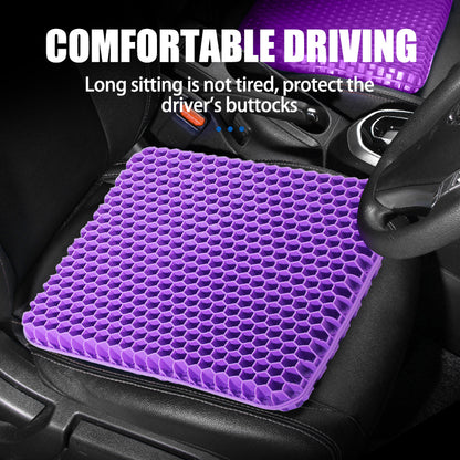 Summer Breathable Gel Seat Cushion Home Office Wheelchair Chair Cars Honeycomb Design 2