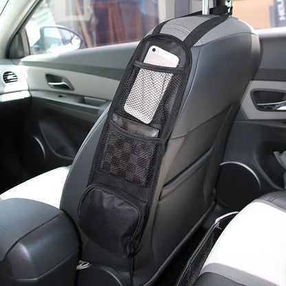 MultiPocket Car Backseat Organizer Seat Protector With Tablet Holder For Kids Pets 5