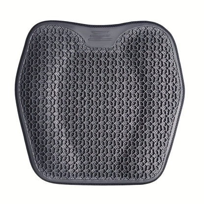 1pc Gel Seat Cushion, Honeycomb Design for Car Office, Ergonomic Support & Lightweight