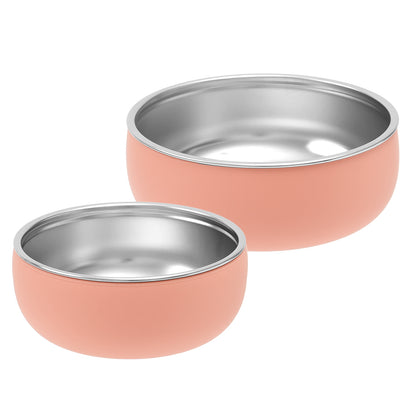 Kids Dinnerware Set BPAFree Silicone Food Dish Plate Stainless Steel Bowl For Baby Feeding 6