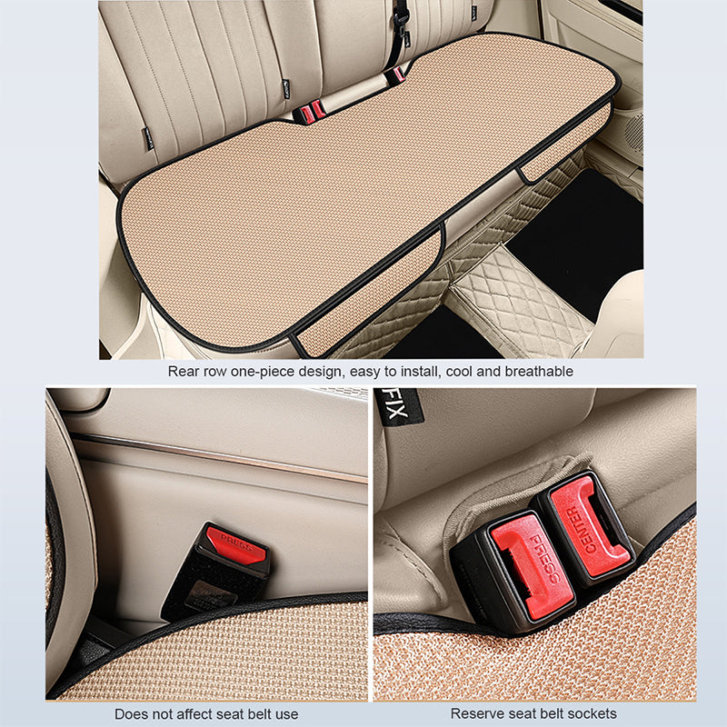 Summer Cool Car Seat Cover, Cool Breathable Fabric Cushion for Front and Rear Seats