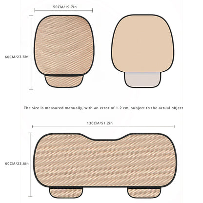 Summer Cool Car Seat Cover, Cool Breathable Fabric Cushion for Front and Rear Seats