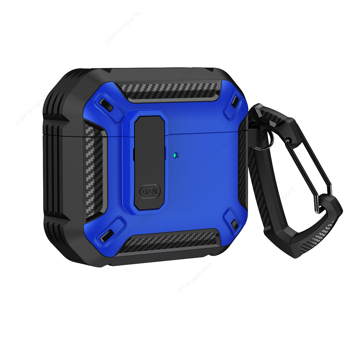 Security Lock Case For Air Pods Protective PC Cover With Hook 8