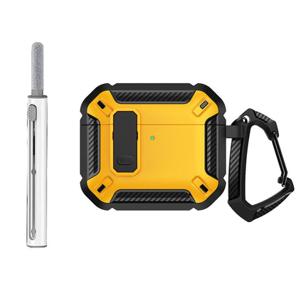 Security Lock Case For Air Pods Protective PC Cover With Hook 10