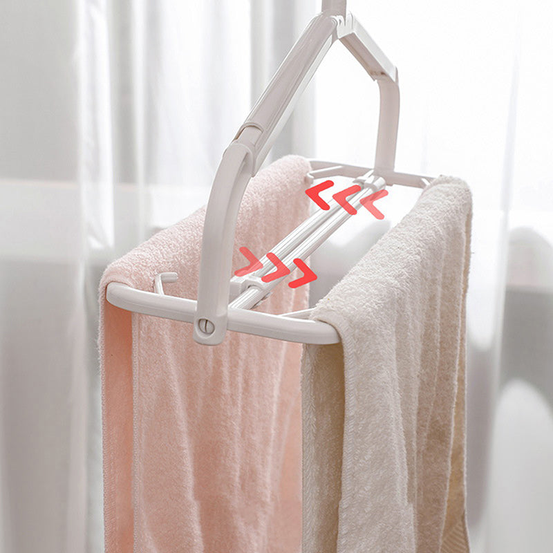 Space Saving Scalable Clothes Hanger With Clip For Home Closet Balcony 3