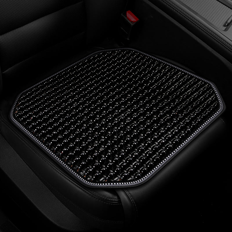 Cool And Breathable Summer Wooden Beads Seat Cushion Comfortable Multi Occasion Use 4