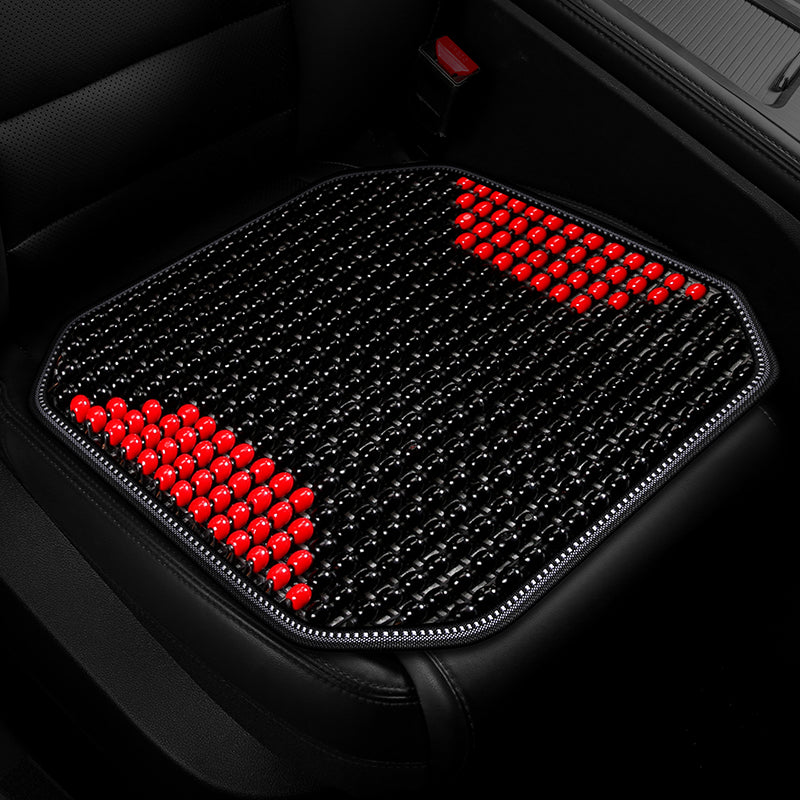 Cool And Breathable Summer Wooden Beads Seat Cushion Comfortable Multi Occasion Use 5