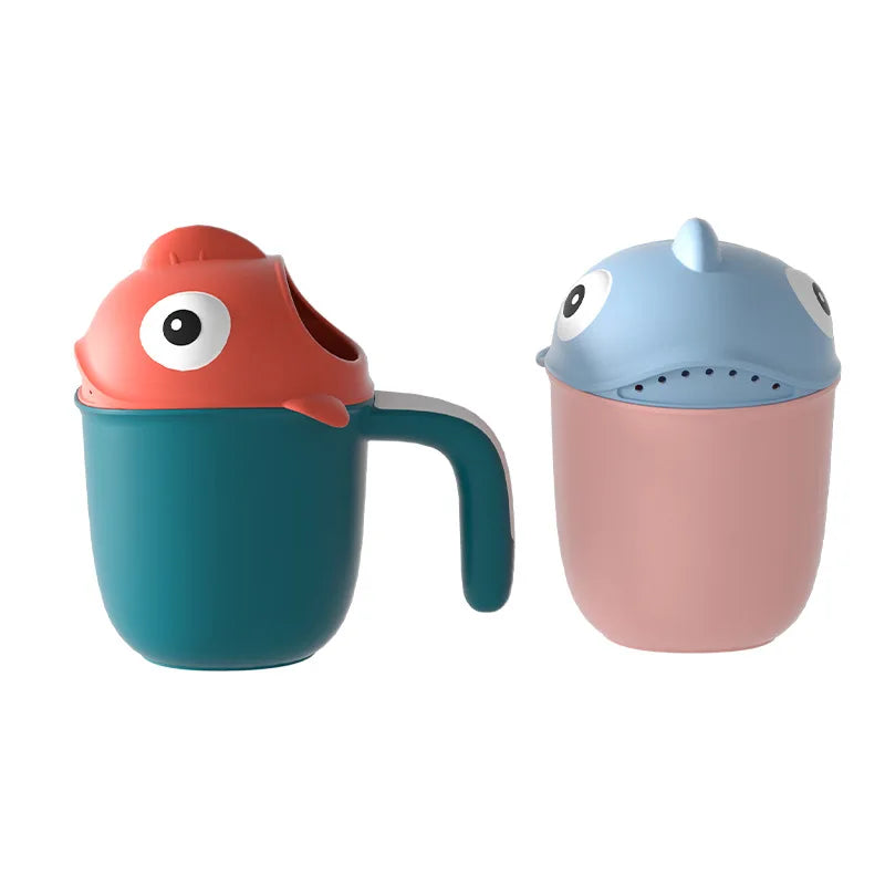 Cute Shark Baby Bath Shower Head Rinse Cup For Baby Showering And Bathing Accessories For 06 Year O 3