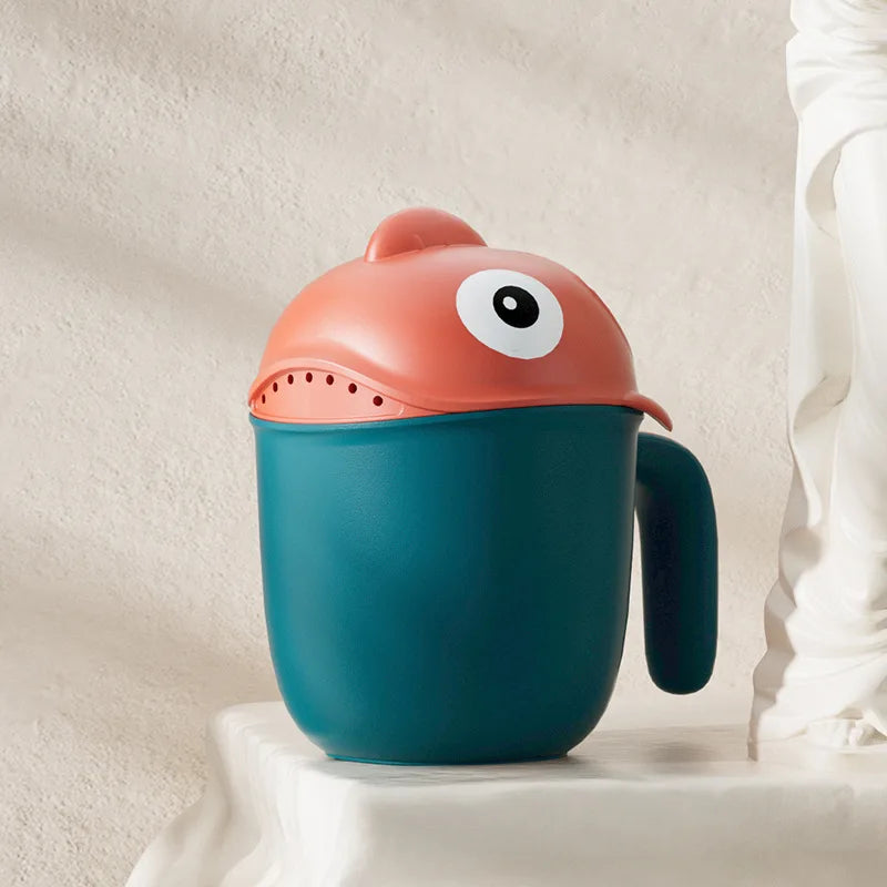 Cute Shark Baby Bath Shower Head Rinse Cup For Baby Showering And Bathing Accessories For 06 Year O 4