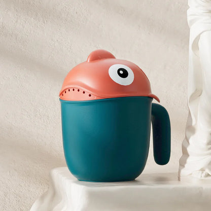 Cute Shark Baby Bath Shower Head Rinse Cup For Baby Showering And Bathing Accessories For 06 Year O 4
