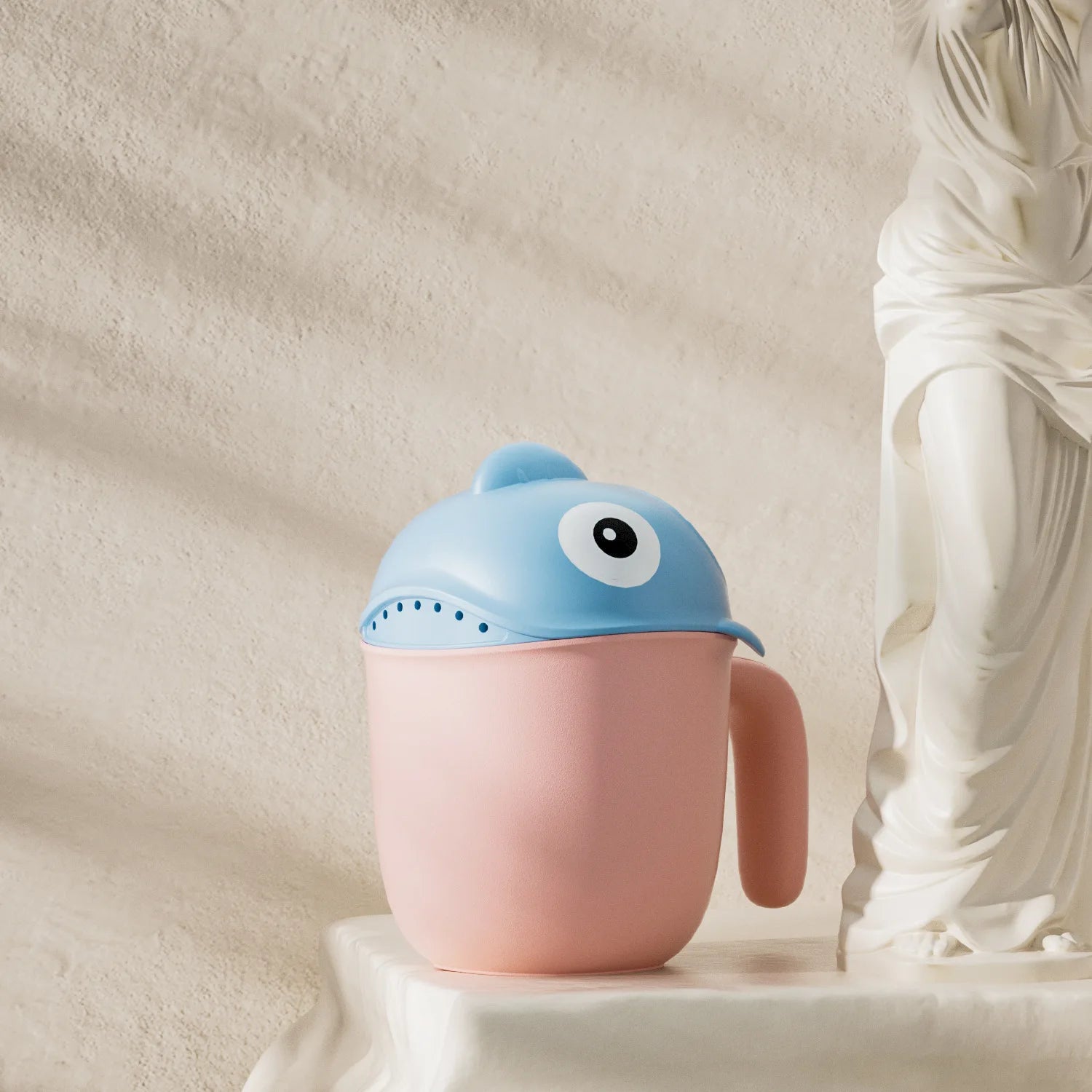 Cute Shark Baby Bath Shower Head Rinse Cup For Baby Showering And Bathing Accessories For 06 Year O 5