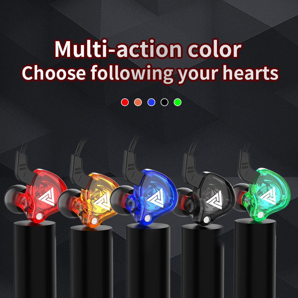 Dynamic Driver Earphone Headphone With Mic Sports Stereo Sub Woofer 2