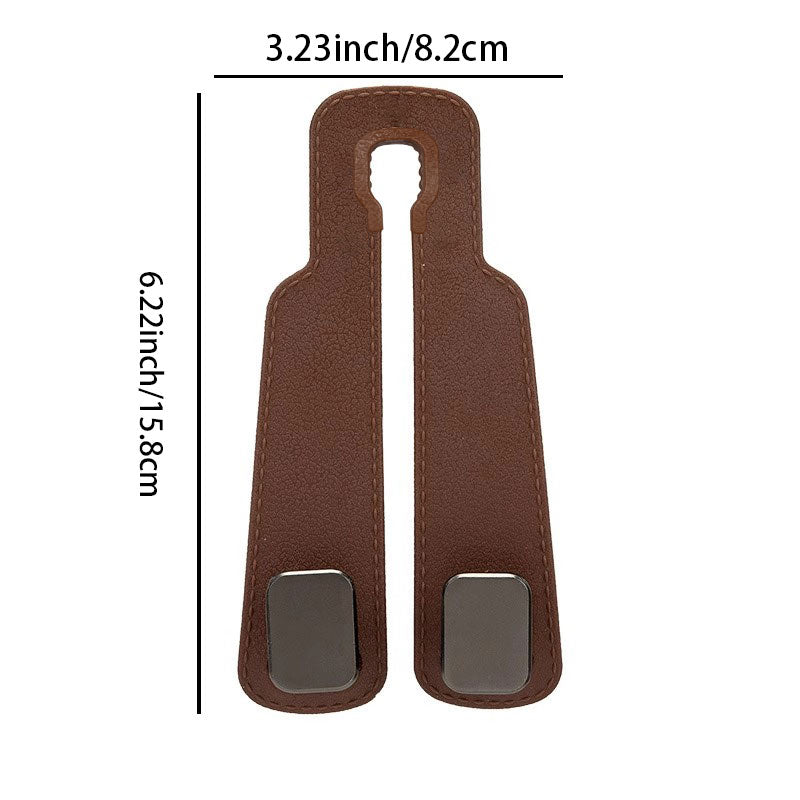 Seat Back Organizer Holder Clips Auto Fastener Hooks Car Headrest Hooks Hanger For Bags 1