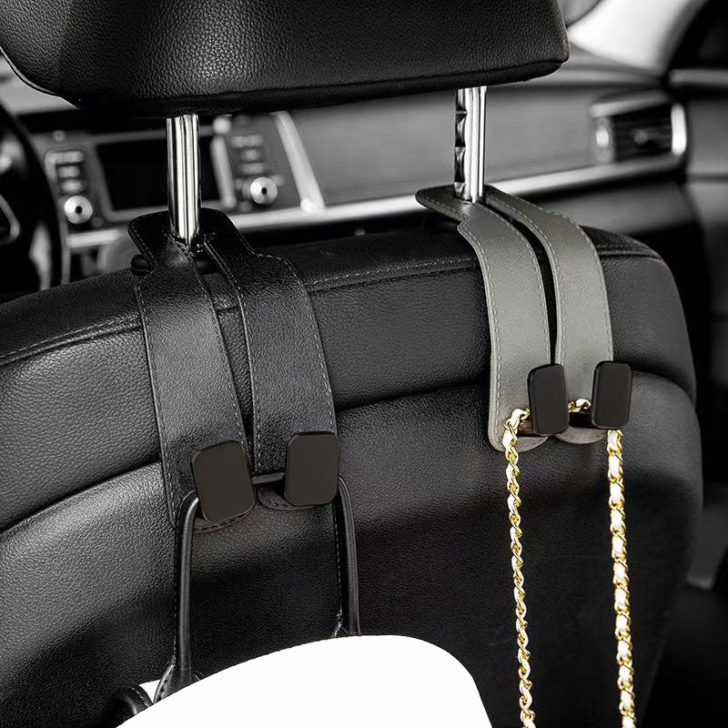 Seat Back Organizer Holder Clips Auto Fastener Hooks Car Headrest Hooks Hanger For Bags 3