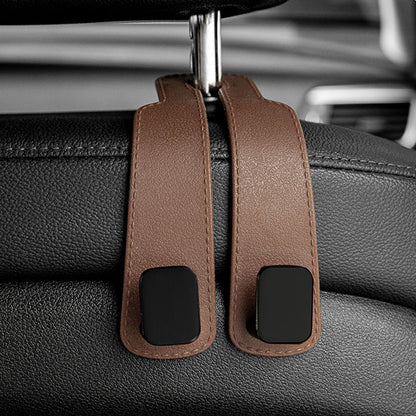 Seat Back Organizer Holder Clips Auto Fastener Hooks Car Headrest Hooks Hanger For Bags 4