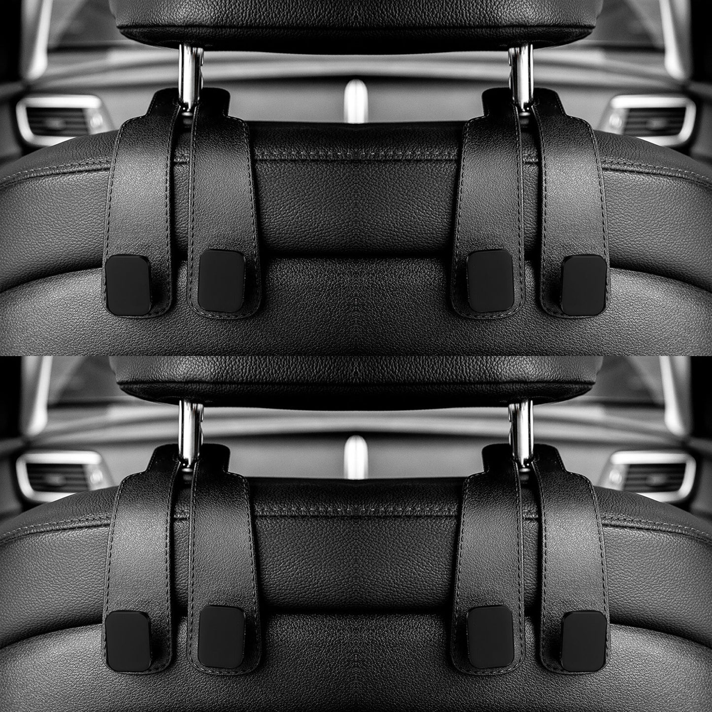 Seat Back Organizer Holder Clips Auto Fastener Hooks Car Headrest Hooks Hanger For Bags 7