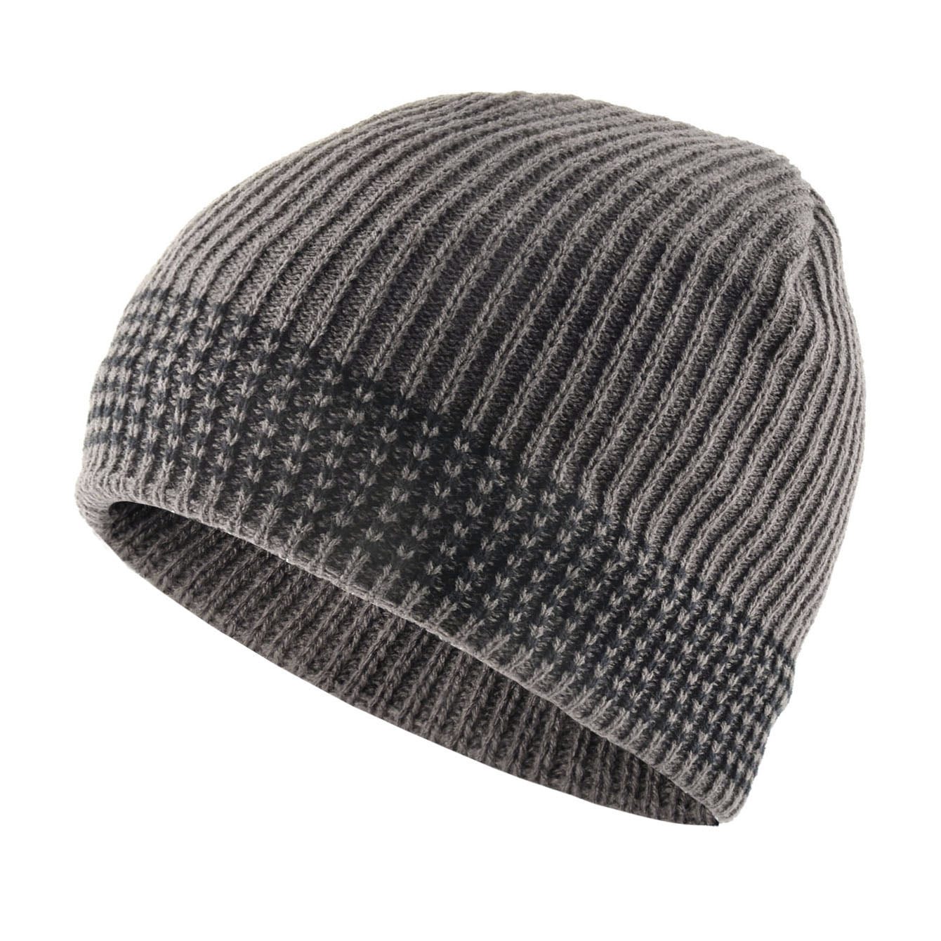 Men Winter Knitting Thick Beanie Hat, Solid Color Velvet Bonnet Cap, Men's Skullies Beanies Knitted Wool Hats