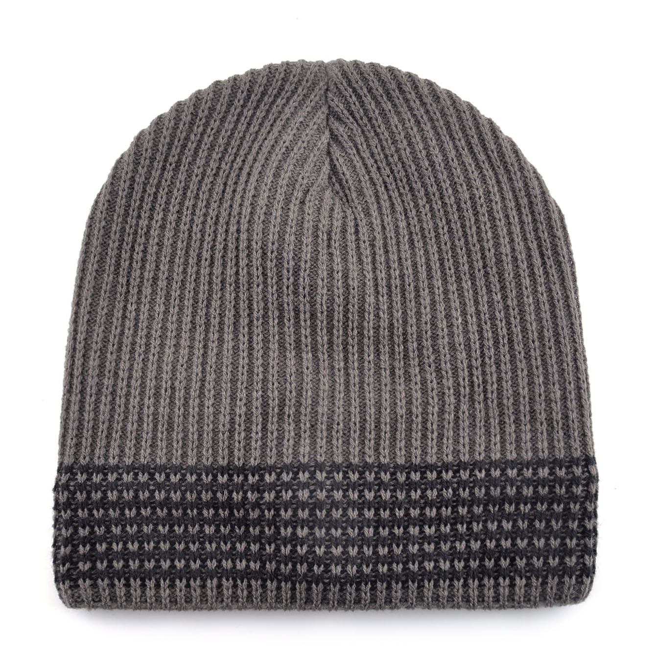 Men Winter Knitting Thick Beanie Hat Solid Color Velvet Bonnet Cap Mens Skullies Beanies Knitted Wo 2