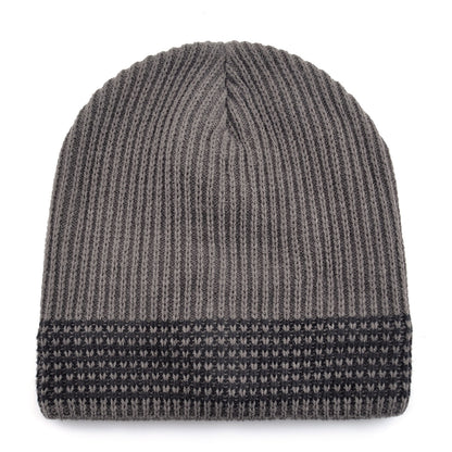 Men Winter Knitting Thick Beanie Hat Solid Color Velvet Bonnet Cap Mens Skullies Beanies Knitted Wo 2