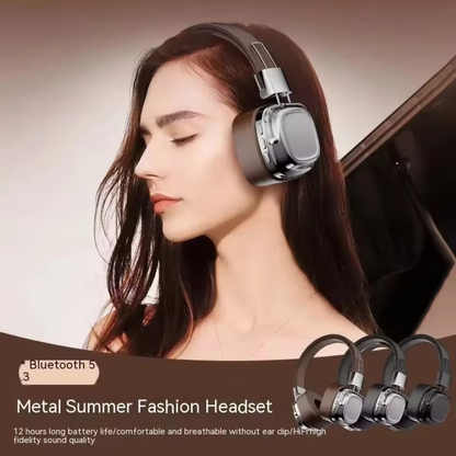 Fold Able Wireless Bluetooth Headsets Over Ear Retro Headphones DJ Stereo Sounds Gamer Choice 6