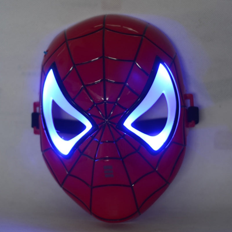 Iron Man Hulk Mask Captain America Costume SpiderMan Spiderman Cosplay LED Mask Super Hero Cosplay  2