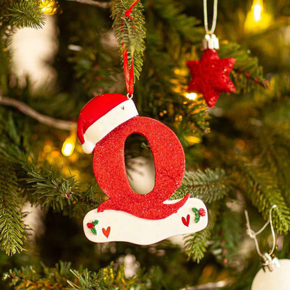 Christmas Tree Decoration Letter Pendant DIY Xmas Holiday Acrylic Ornament For Home Decor 15
