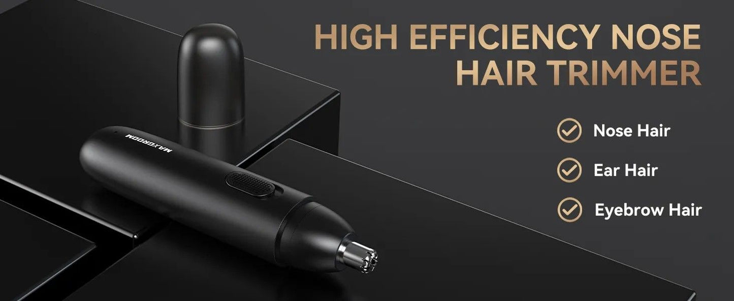 MAXGROOM Precision Rechargeable Nose  Ear Hair Trimmer 4