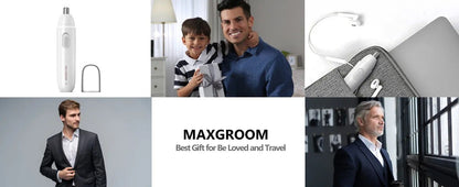 MAXGROOM Precision Rechargeable Nose  Ear Hair Trimmer 7