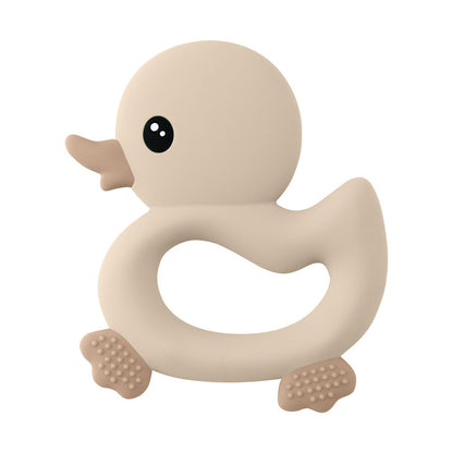 Silicone Cartoon Duck Baby Teether Toys BPA Free Teether For Baby Soft Baby Accessories Teething Ch 6