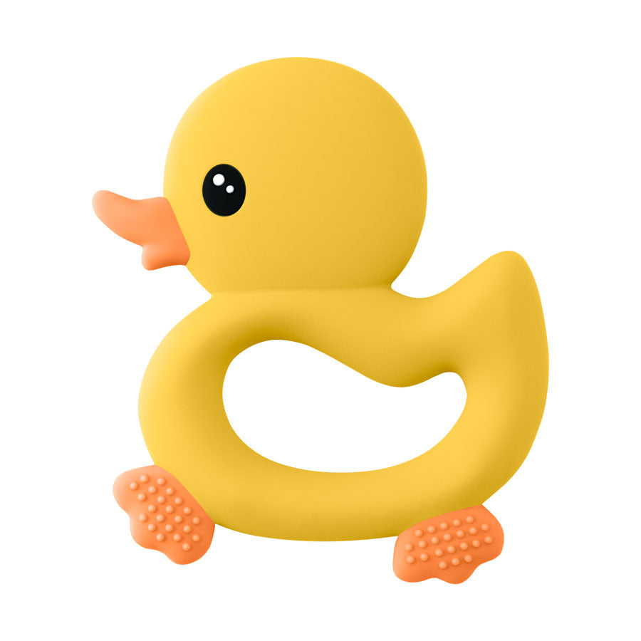 Silicone Cartoon Duck Baby Teether Toys BPA Free Teether For Baby Soft Baby Accessories Teething Ch 7