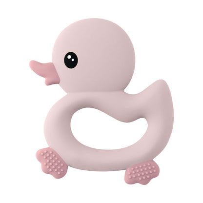 Silicone Cartoon Duck Baby Teether Toys BPA Free Teether For Baby Soft Baby Accessories Teething Ch 8