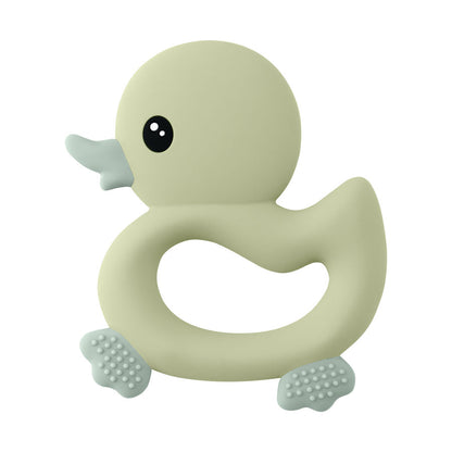 Silicone Cartoon Duck Baby Teether Toys BPA Free Teether For Baby Soft Baby Accessories Teething Ch 13