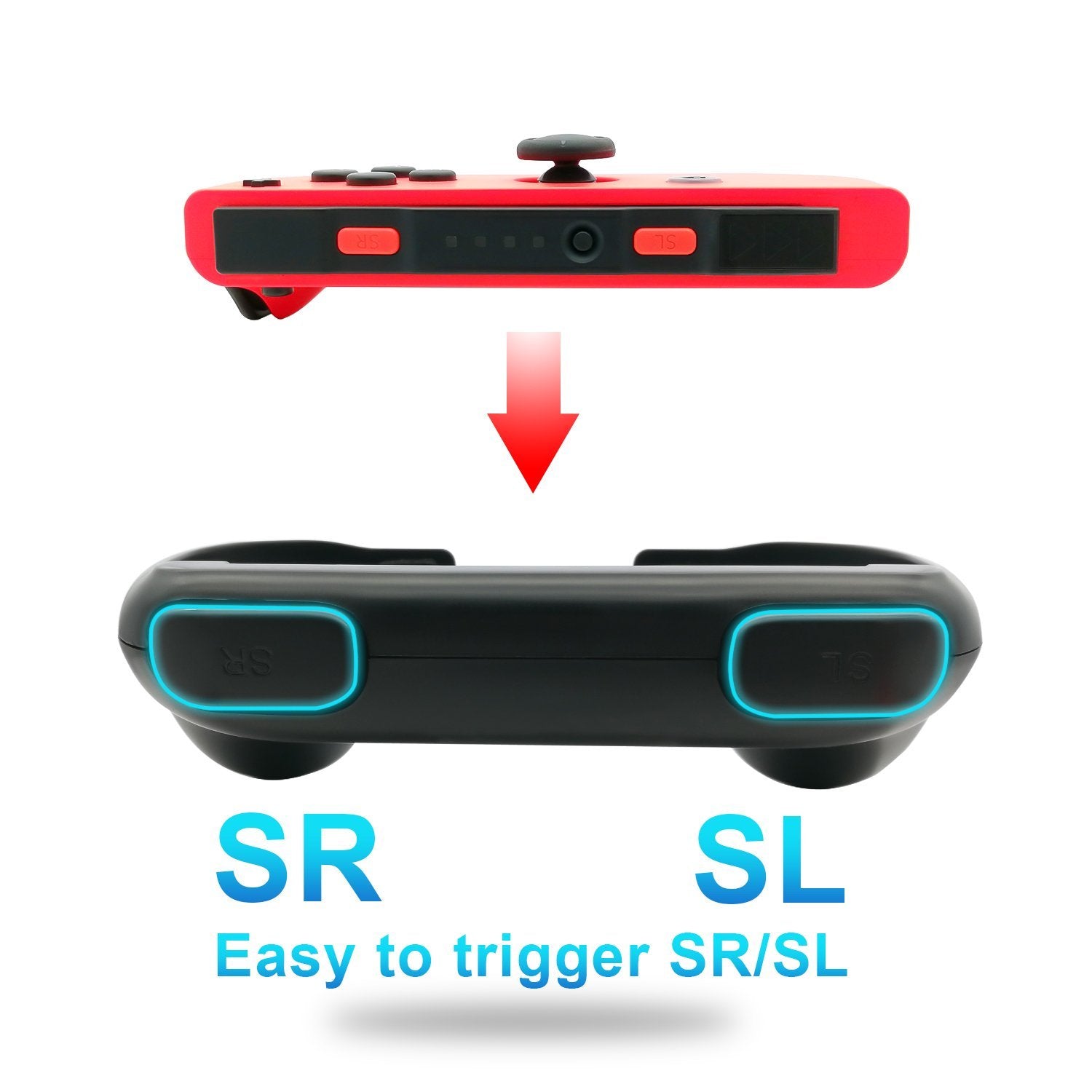 Handle Grip Accessories Joystick Grip For Left And Right Controller 2