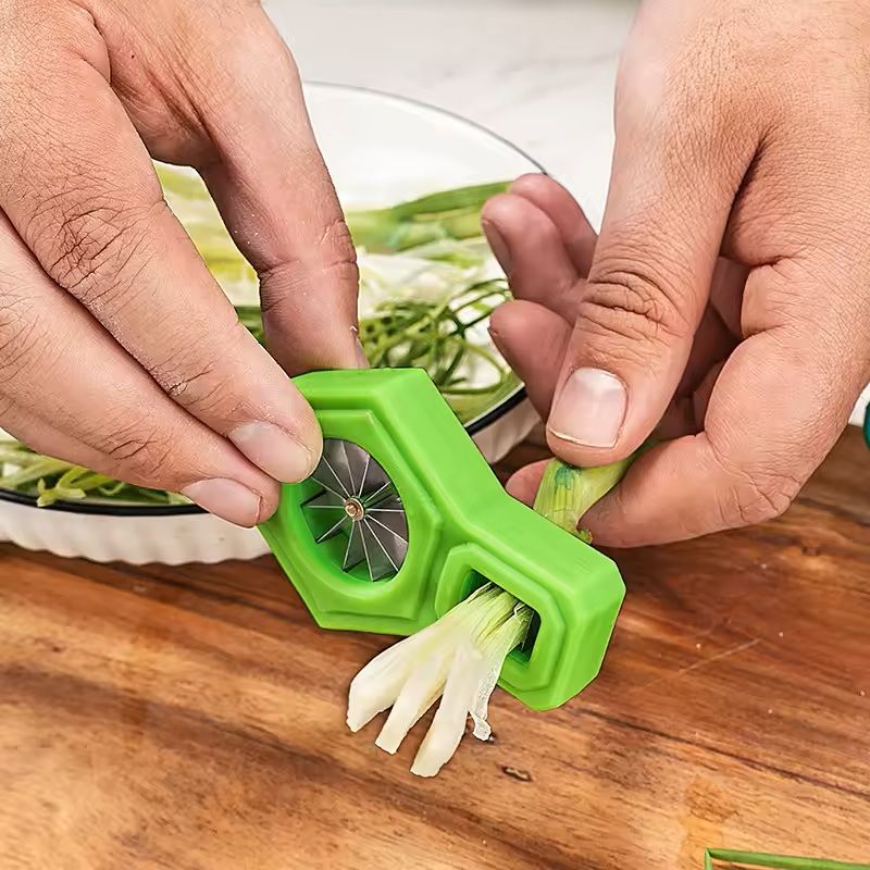Green Onion Wire-Drawing Vegetable Shredder – Kitchen Slicer Tool