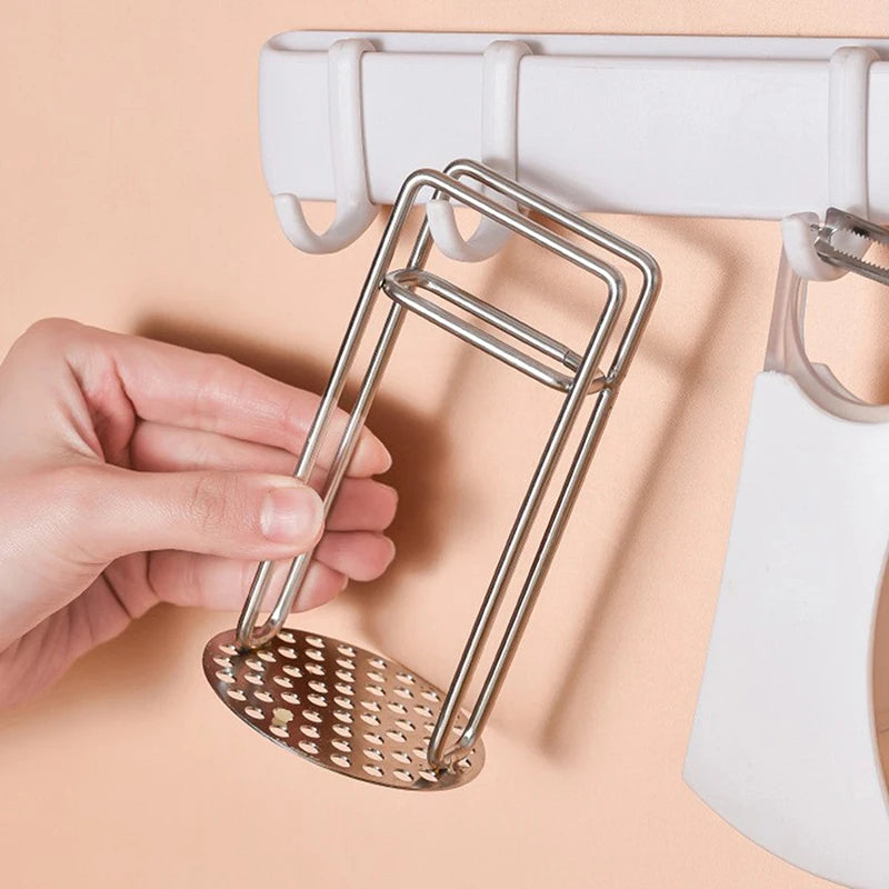 Vegetable Masher Fruit Press Maker Stainless Steel Potato Masher Tool 3