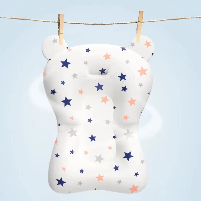 Adjustable Newborn Bathing Cushion Infant Safety Net Hammock Baby Bath Support Pad Foldable Floatin 3