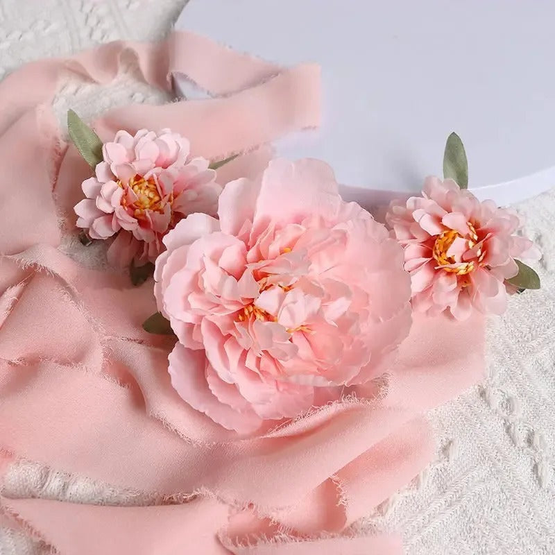Mixed Artificial Flowers, Silk Rose Fake Flowers for Home, Wedding Decoration, DIY Craft Garland Bouquet Accessory