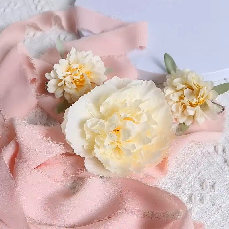 Mixed Artificial Flowers, Silk Rose Fake Flowers for Home, Wedding Decoration, DIY Craft Garland Bouquet Accessory